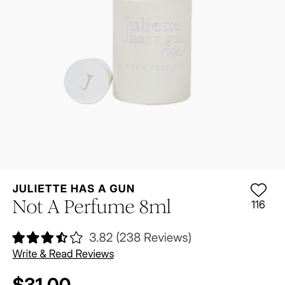 BNIB Juliette Has A Gun Eau Du Parfum